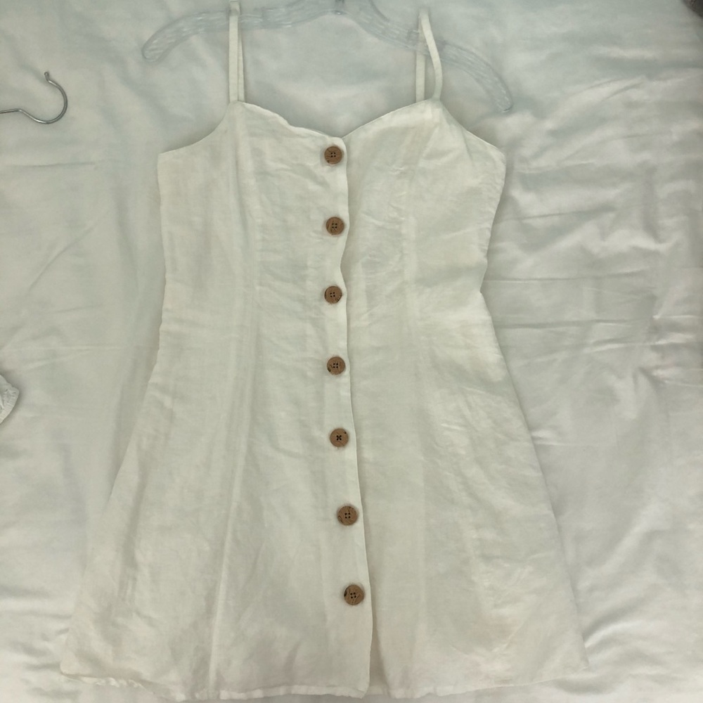 🌟SOLD🌟 Urban Outfitters Linen White Dress
